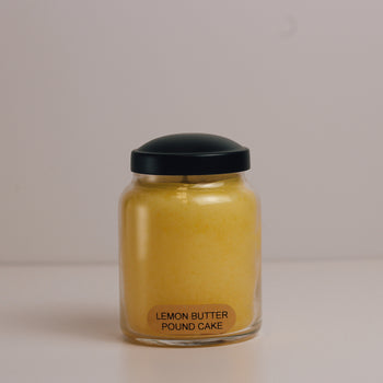 Lemon Butter Pound Cake Scented Candle - 6 oz, Single Wick, Baby Jar