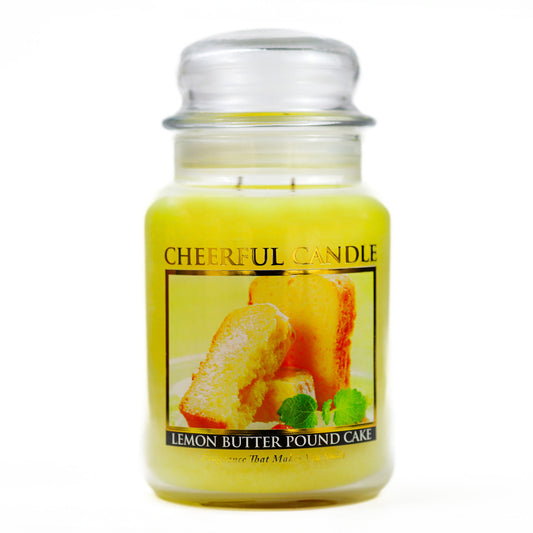 Lemon Butter Pound Cake - 24 oz Cheerful Candle