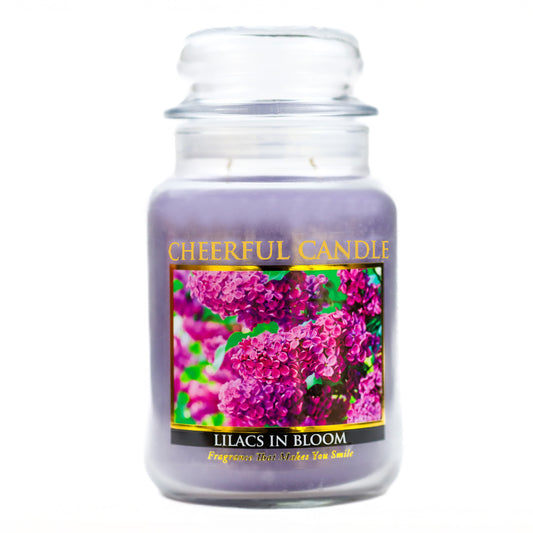Lilacs in Bloom - 24 oz Cheerful Candle