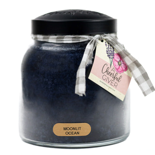 Moonlit Ocean - 34 oz Papa Candle by A Cheerful Giver