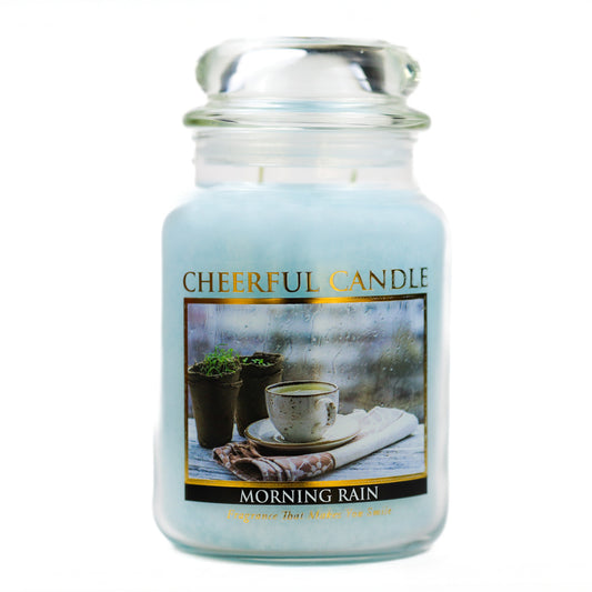 Morning Rain - 24 oz Cheerful Candle