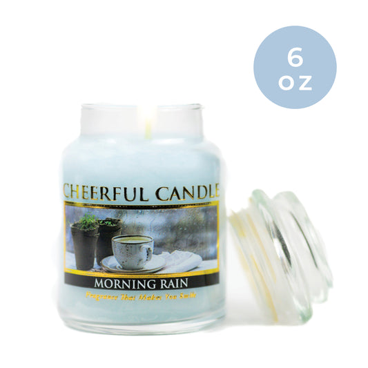 Morning Rain - 6 oz Cheerful Candle