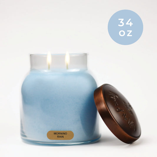 Morning Rain - 34 oz Papa Candle