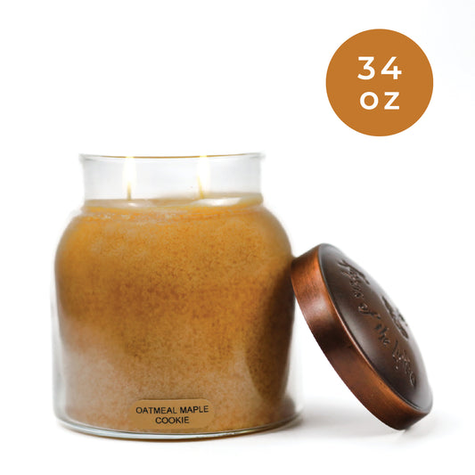 Oatmeal Maple Cookie - 34 oz Papa Candle - Product Image by A Cheerful Giver