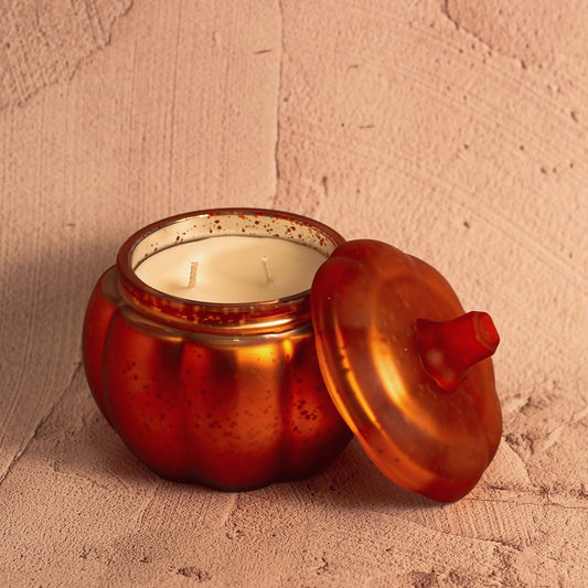 Orange Cinnamon Clove - Luxe Pumpkin Large Candle
