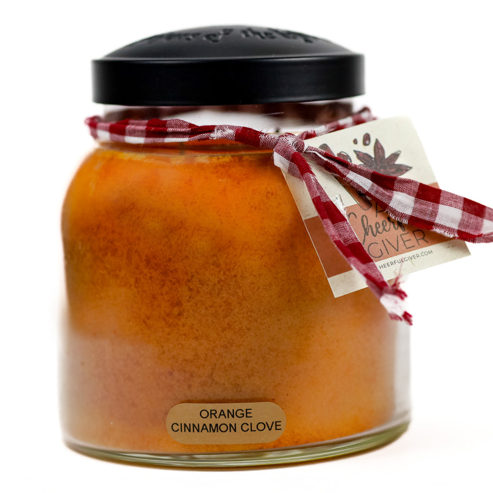 Medicine Bottle Candle 魔女の宅急便　ビターオレンジ Orange Cinnamon Clove 34oz Jar Candle | A Cheerful Giver