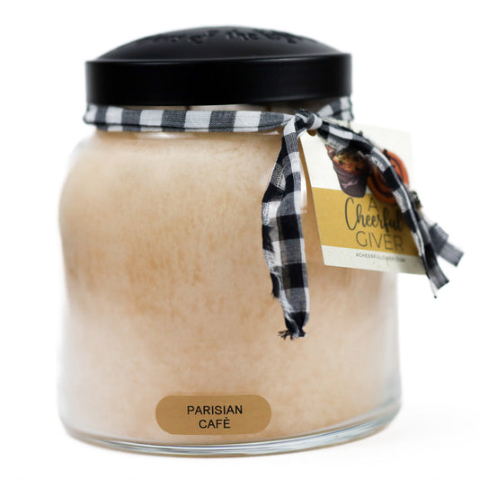 Parisian Cafe - 34 oz Papa Candle by A Cheerful Giver