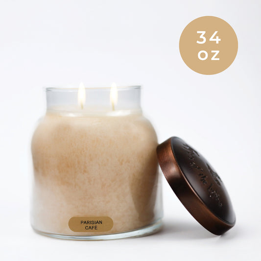 Parisian Cafe - 34 oz Papa Candle - Product Image by A Cheerful Giver