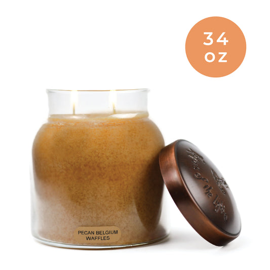 Pecan Belgium Waffles - 34 oz Papa Candle