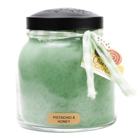 Pistachio & Honey - 34 oz Papa Candle by A Cheerful Giver