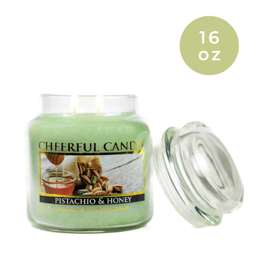 Pistachio & Honey - 16 oz Cheerful Candle