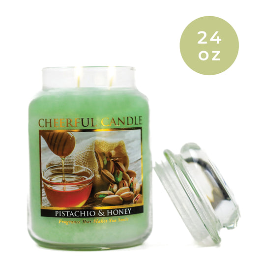 Pistachio & Honey - 24 oz Cheerful Candle