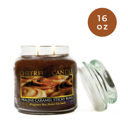 Praline Caramel Sticky Buns - 16 oz Cheerful Candle