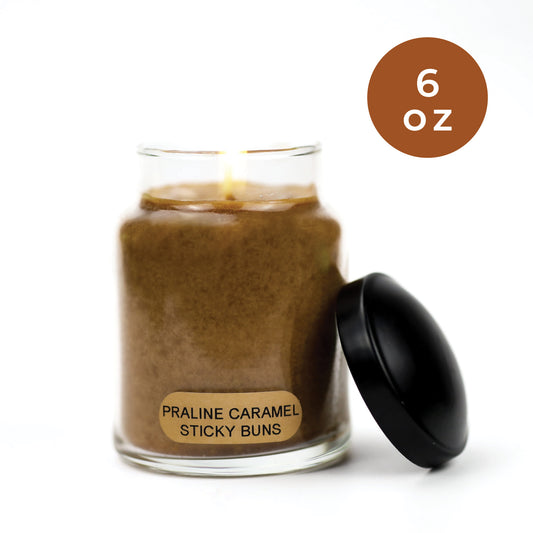 Praline Caramel Sticky Buns - 6 oz Baby Candle - Product Image by A Cheerful Giver
