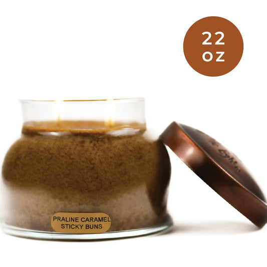 Praline Caramel Sticky Buns - 22 oz Mama Candle - Product Image by A Cheerful Giver