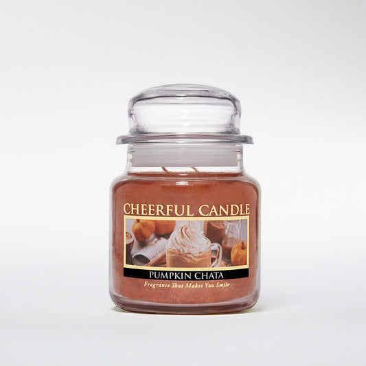 Pumpkin Chata Scented Candle -16 oz, Double Wick, Cheerful Candle
