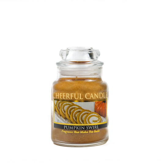 Pumpkin Swirl - 6 oz Cheerful Candle