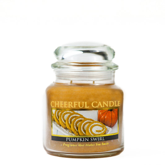 Pumpkin Swirl - 16 oz Cheerful Candle