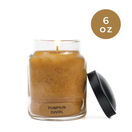 Pumpkin Swirl - 6 oz Baby Candle