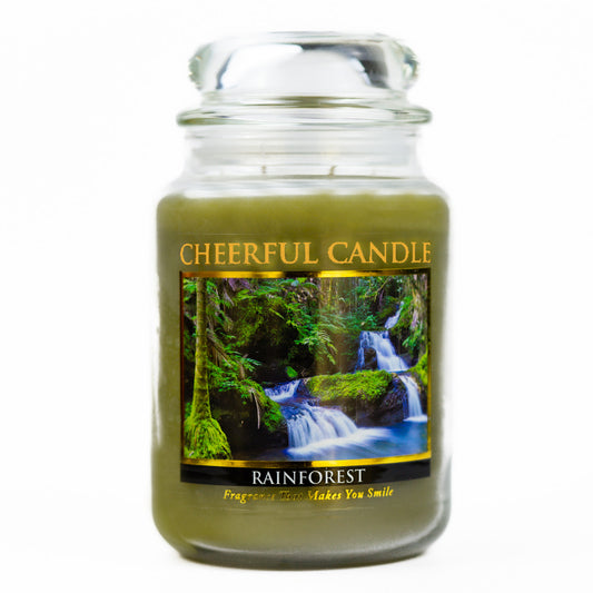 Rainforest - 24 oz Cheerful Candle