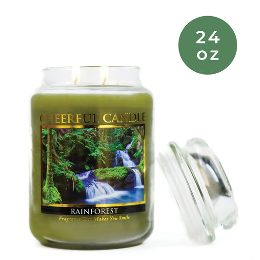 Rainforest - 24 oz Cheerful Candle