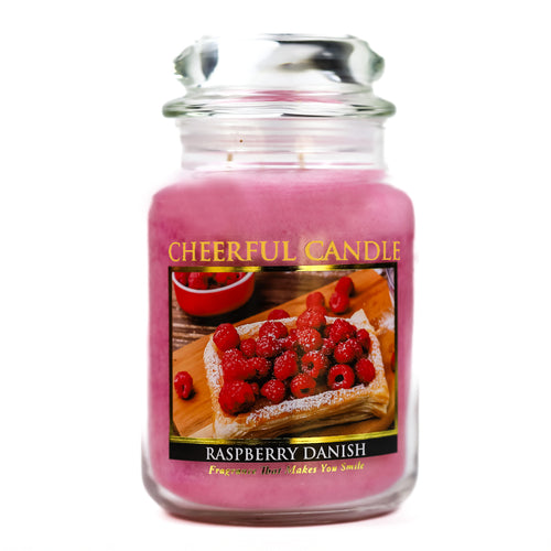 Raspberry Danish - 24 oz Cheerful Candle