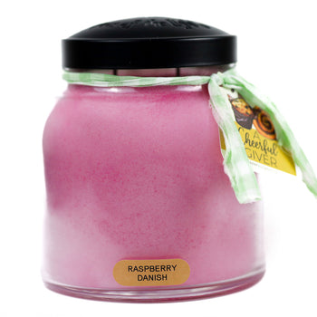 Raspberry Danish - 34 oz Papa Candle by A Cheerful Giver