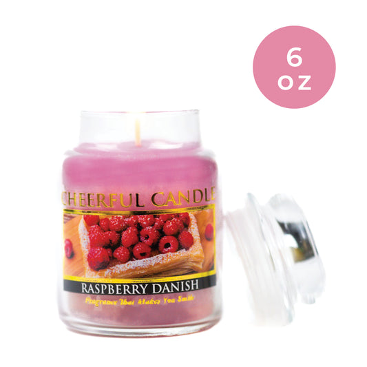 Raspberry Danish - 6 oz Cheerful Candle