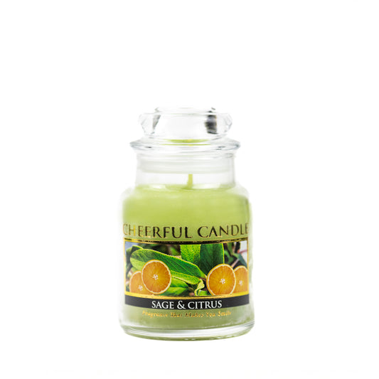 Sage & Citrus - 6 oz Cheerful Candle
