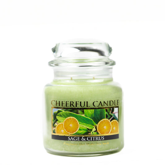 Sage & Citrus - 16 oz Cheerful Candle
