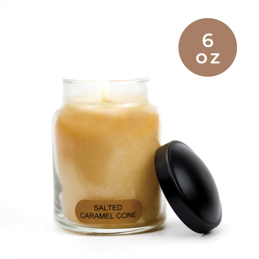 Salted Caramel Cone - 6 oz Baby Candle