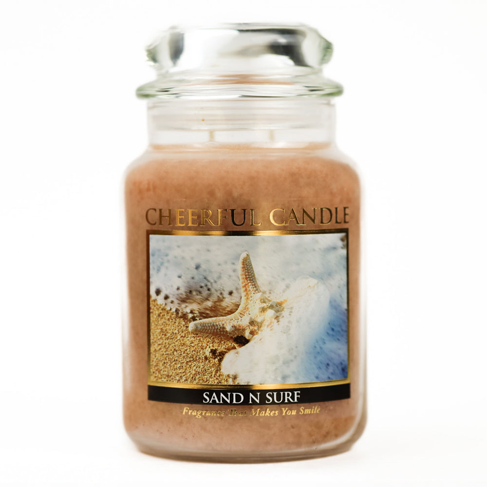 Candela Sand N Surf 24 Oz - Crema, Brucia 80 Ore (Vaso) - Foto 4