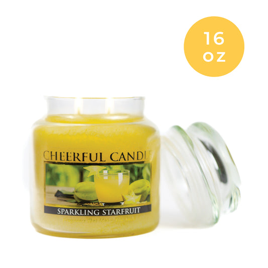 Sparkling Starfruit - 16 oz Cheerful Candle