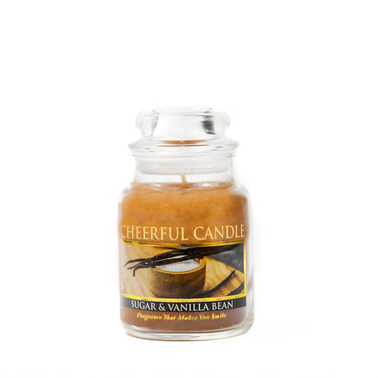Sugar & Vanilla Bean - 6 oz Cheerful Candle