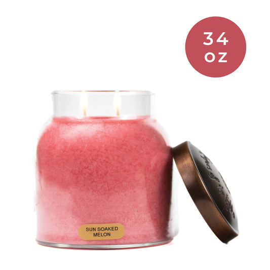 Sun-Soaked Melon - 34 oz Papa Candle