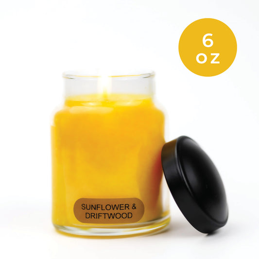 Sunflower & Driftwood - 6 oz Baby Candle