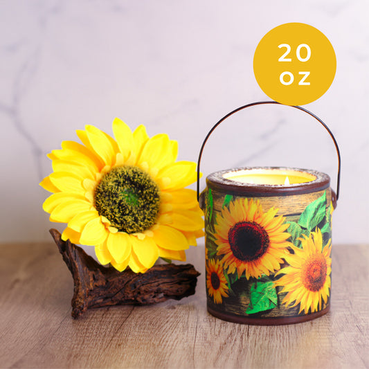 Sunflower & Driftwood - Farm Fresh Candle - Product Image by A Cheerful Giver