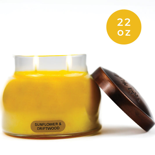 Sunflower & Driftwood - 22 oz Mama Candle