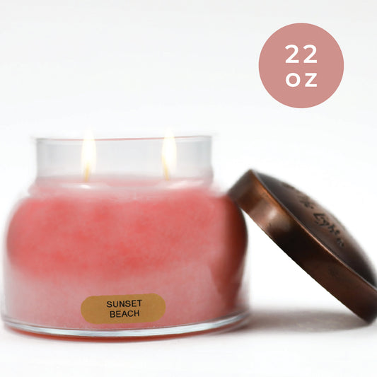Sunset Beach - 22 oz Mama Candle - Product Image by A Cheerful Giver