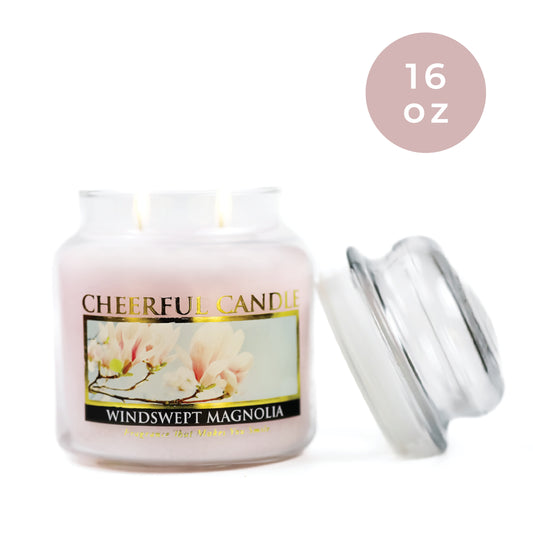 Windswept Magnolia - 16 oz Cheerful Candle