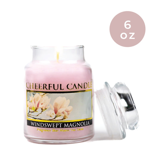 Windswept Magnolia - 6 oz Cheerful Candle