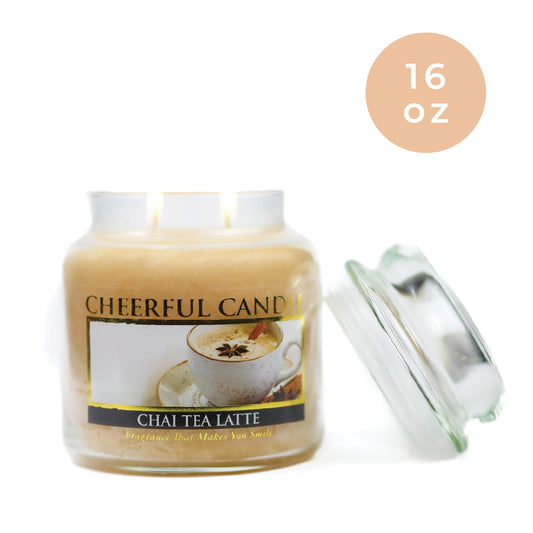 Chai Tea Latte - 16 oz Cheerful Candle