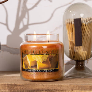 Pumpkin Cornbread Scented Candle -16 oz, Double Wick, Cheerful Candle