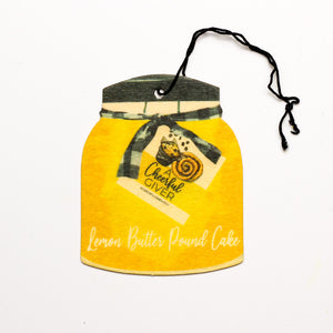 Lemon Butter Pound Cake - Car Air Freshener