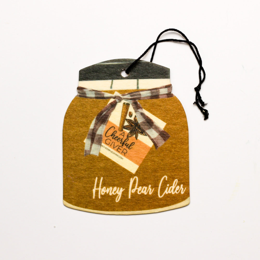 Honey Pear Cider - Car Air Freshener