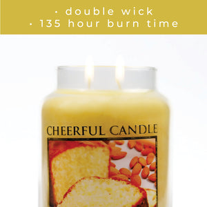 Almond Butter Pound Cake - 24 oz Cheerful Candle