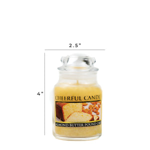 Almond Butter Pound Cake - 6 oz Cheerful Candle