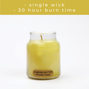 Almond Butter Pound Cake - 6 oz Baby Candle