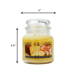 Almond Butter Pound Cake - 16 oz Cheerful Candle