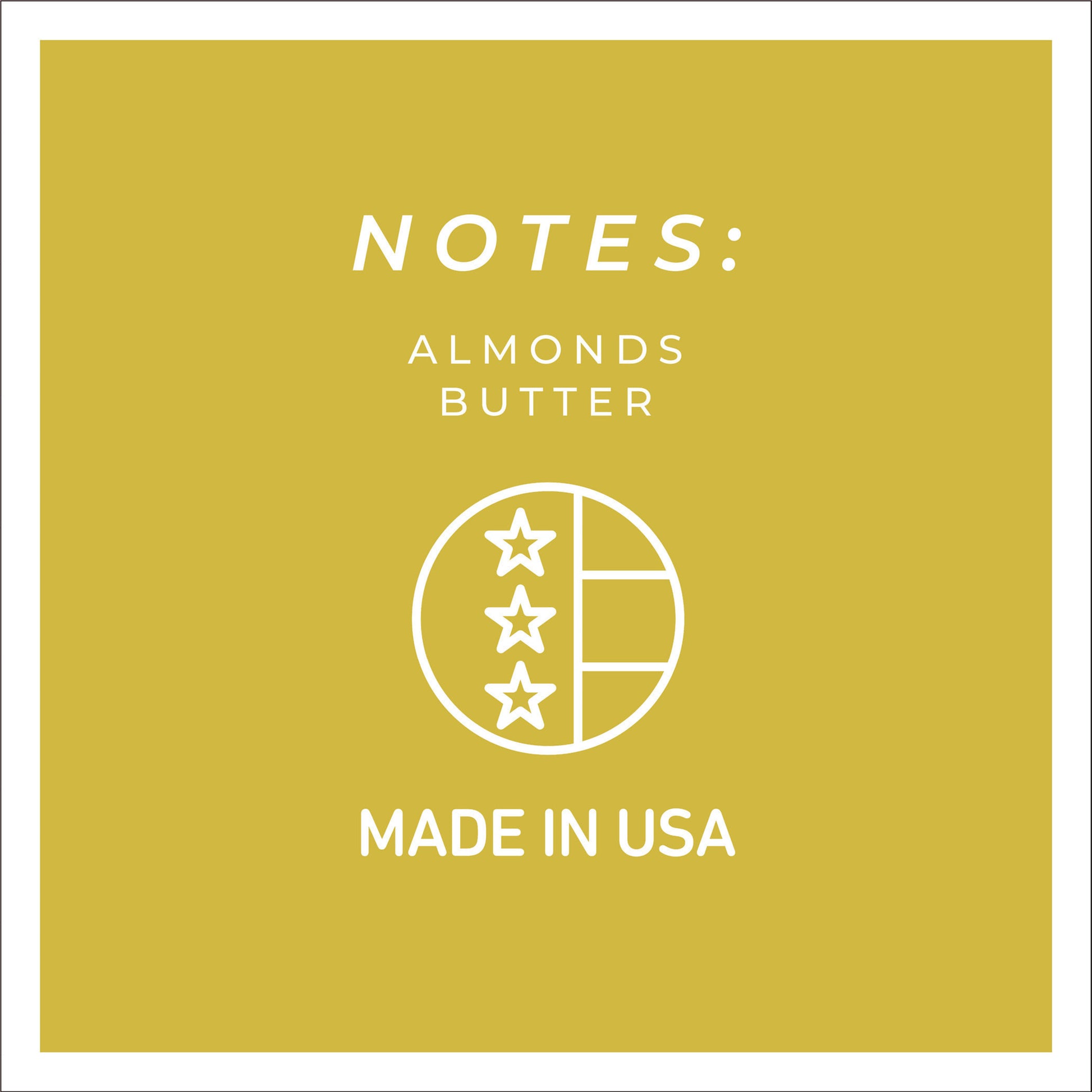 Almond Butter Pound Cake - 16 oz Cheerful Candle